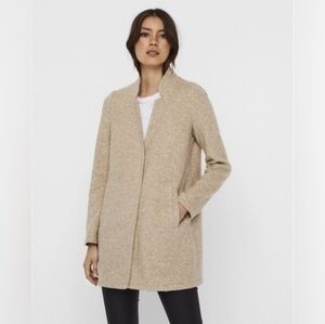 Baltic Born Vero Moda Knoll Notch Jacket Oatmeal XL - NWT